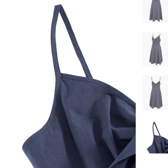 NWT Navy Knot Front Dress - Picture 4 of 4